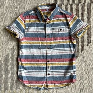 [m&s] striped shirt